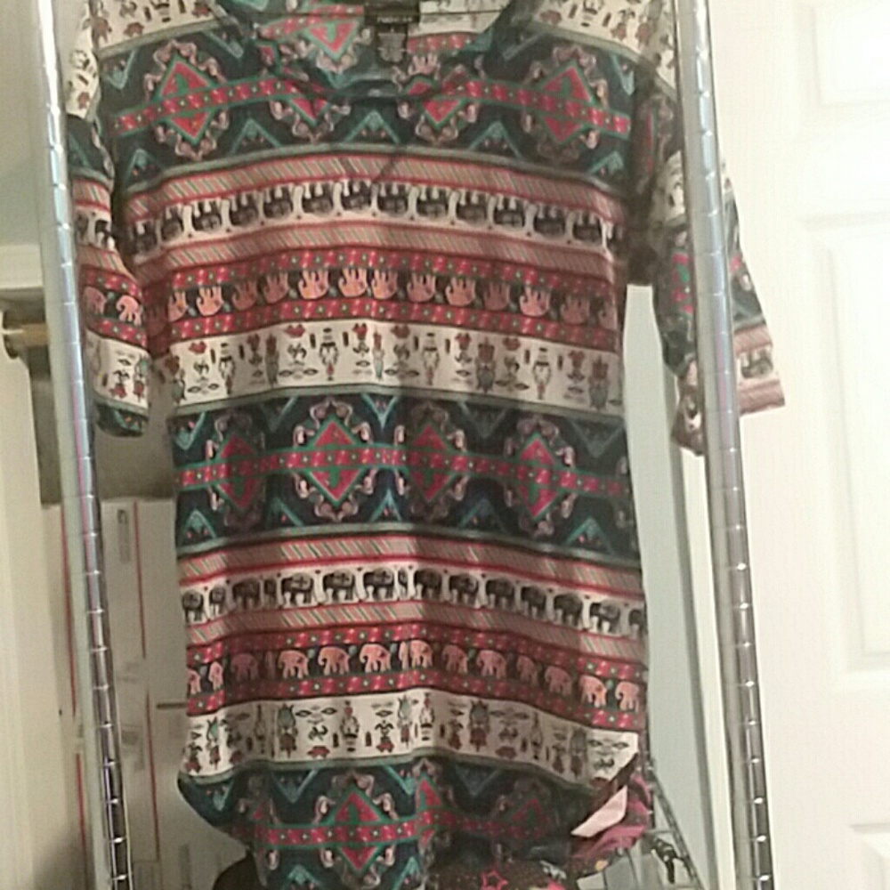 Shirt or mini dress if you put leggings on with it